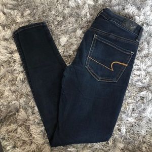 American Eagle AE Jeggings Skinny Jeans dark Wash